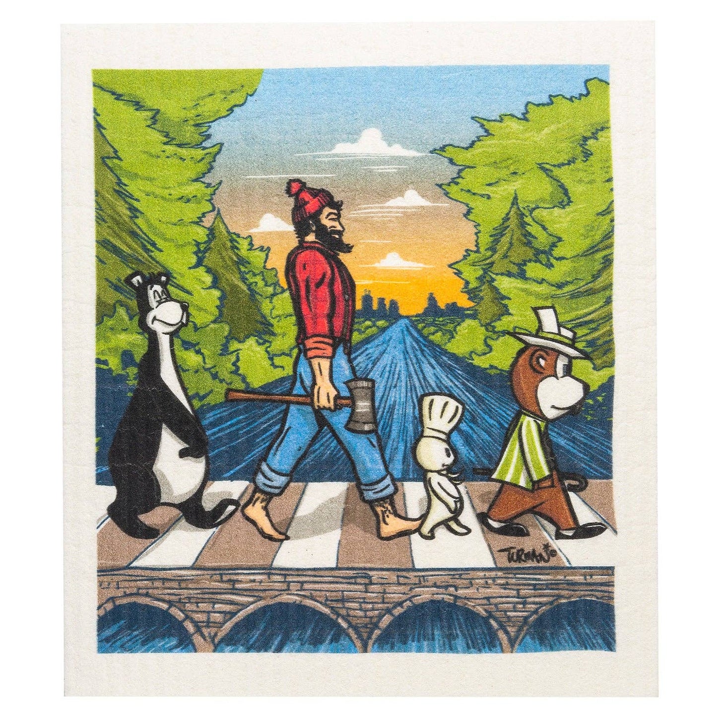 MN Abbey Road Swedish Dishcloth