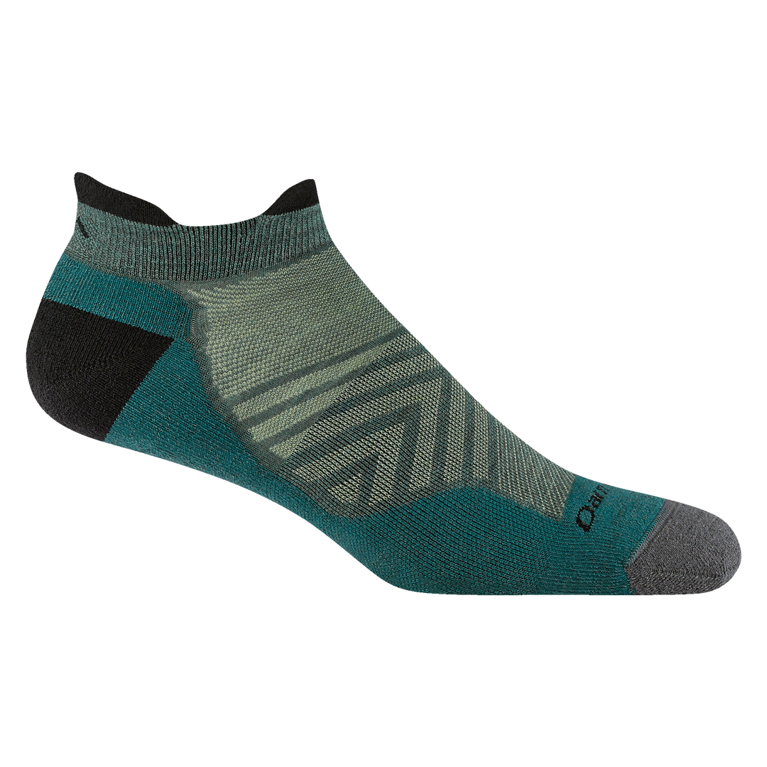 Darn Tough Run No Show Tab Ultra-Lightweight w/ Cushion M #1039 Teal || Minnesota Made Gifts