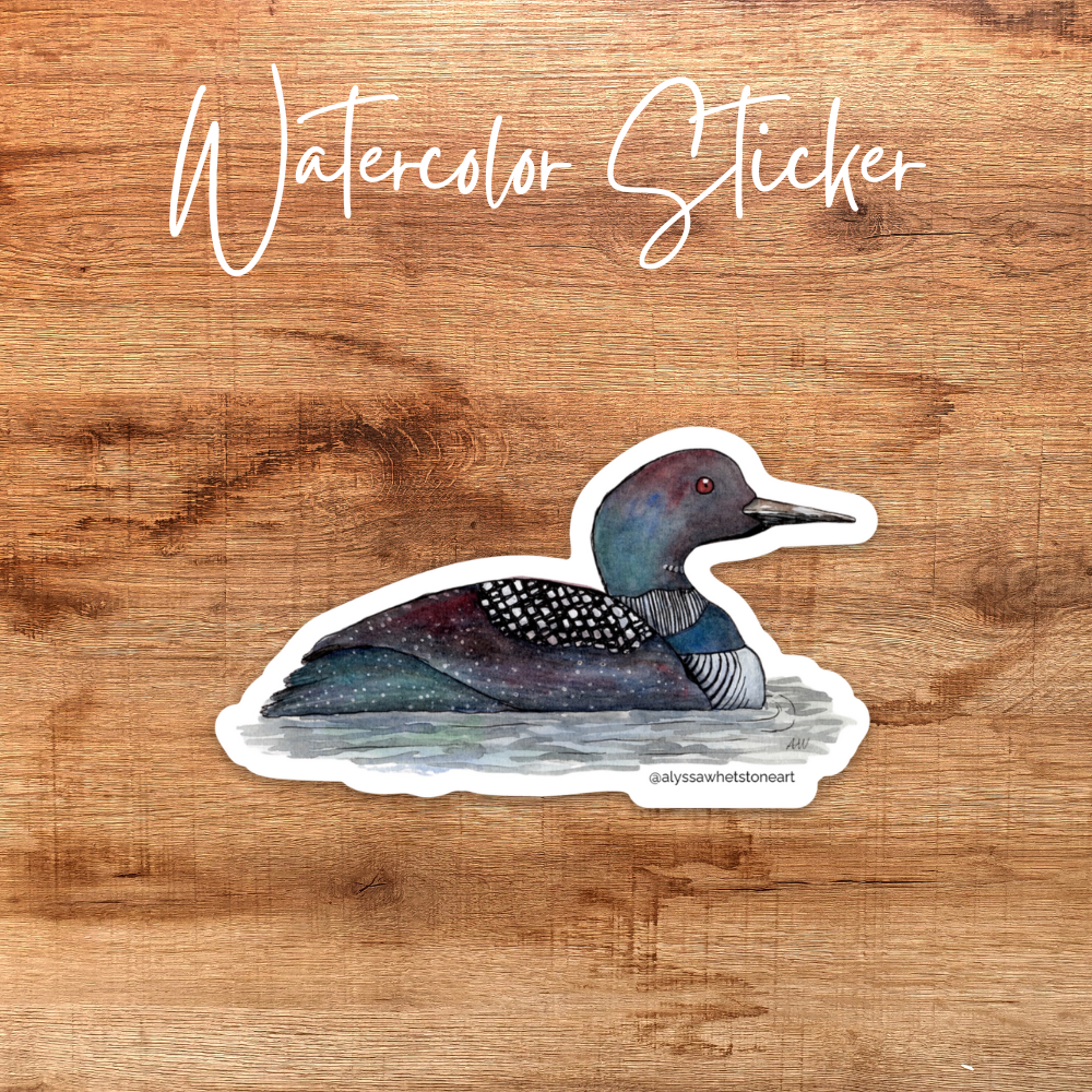 Loon - Vinyl Decal Sticker