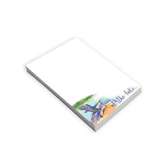 At the lake memo pad