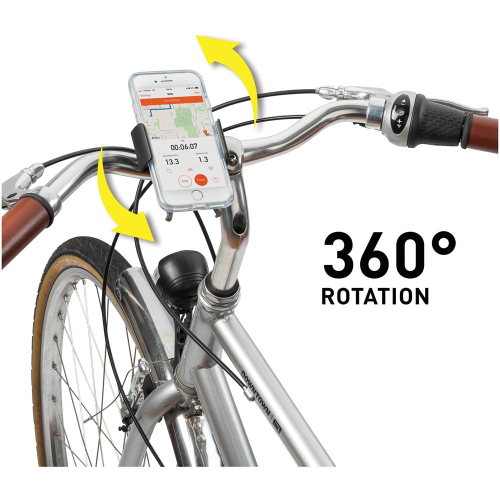 Squeeze Rotating Smartphone Bike Bar Mount