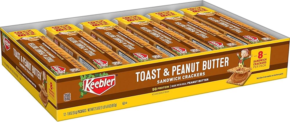 Keebler Toast & Peanut Butter Sandwich Crackers