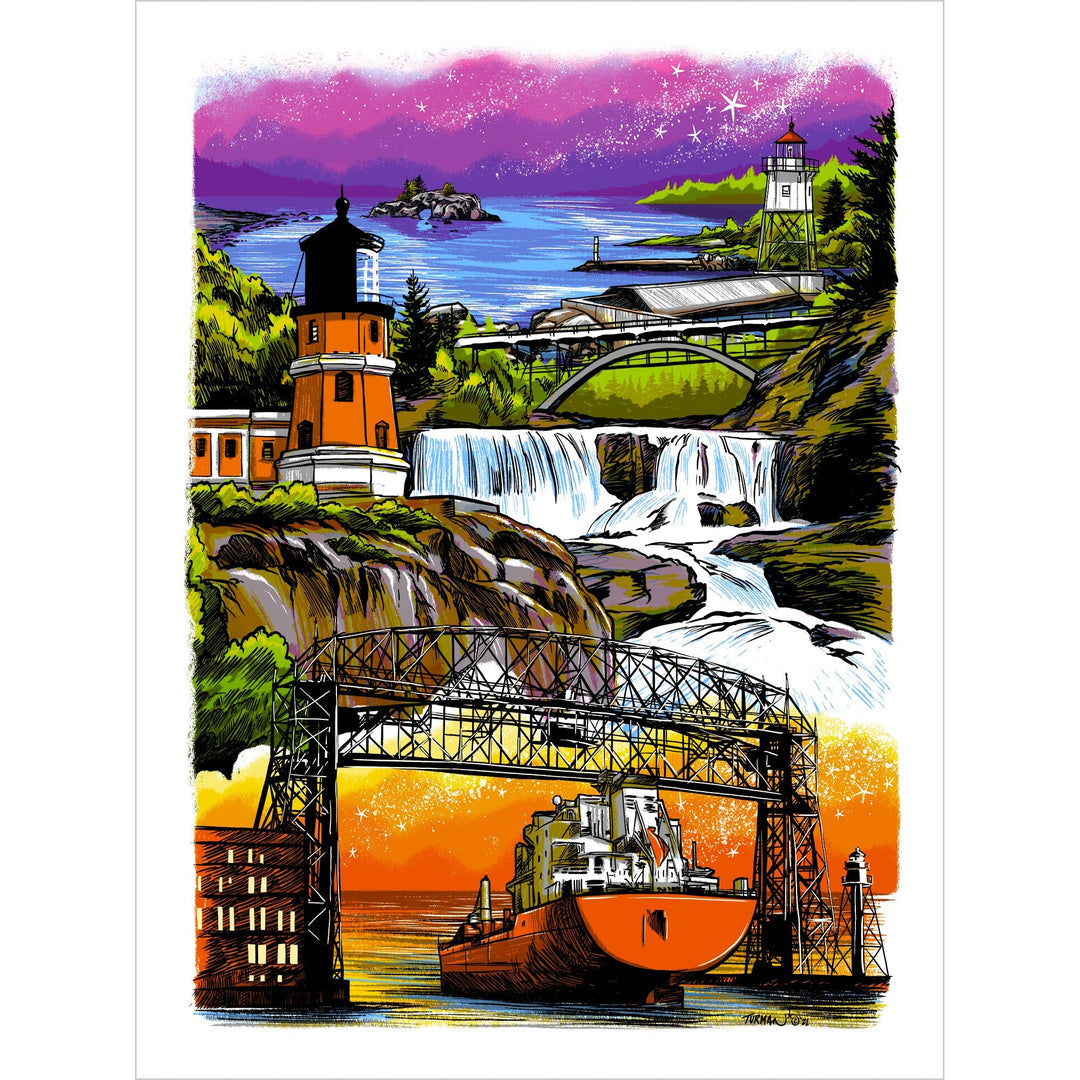 Along the Lake || Adam Turman Art || Minnesota Made Gifts