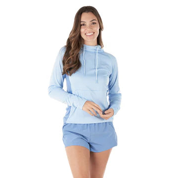 Level Six W Mist Lightweight Hoody Ice Lg