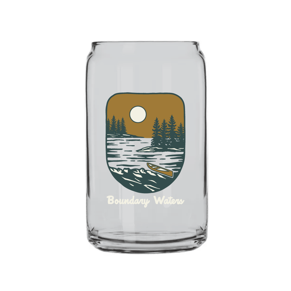 Boundary Waters Can Glass