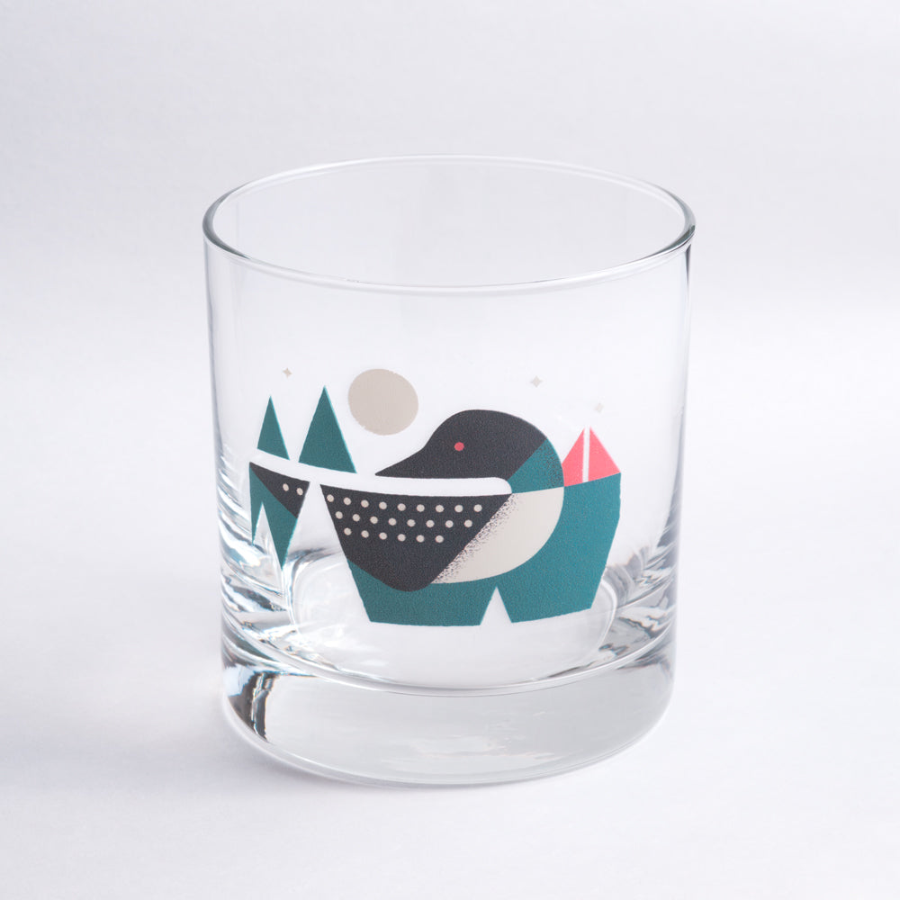 Loon Calls Lowball Glass