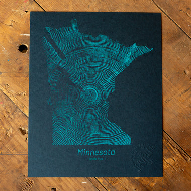 "Minnesota White Pine" Screen Print