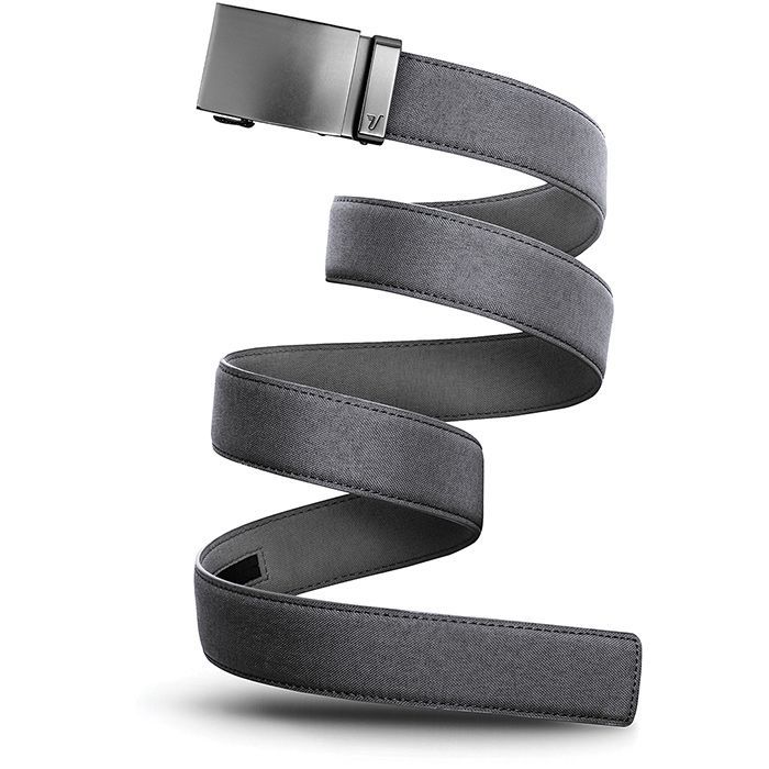Mission Belt Gunmetal on Grey Canvas