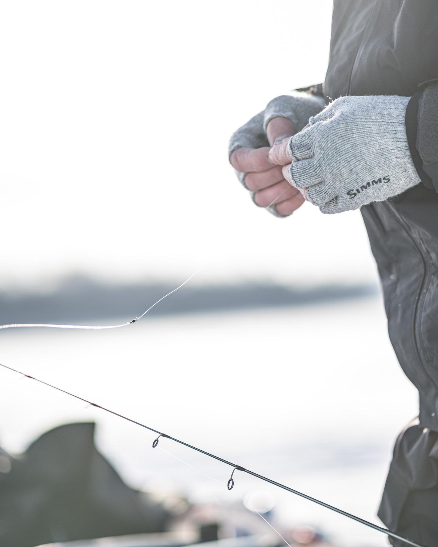 Wool Half-Finger Glove