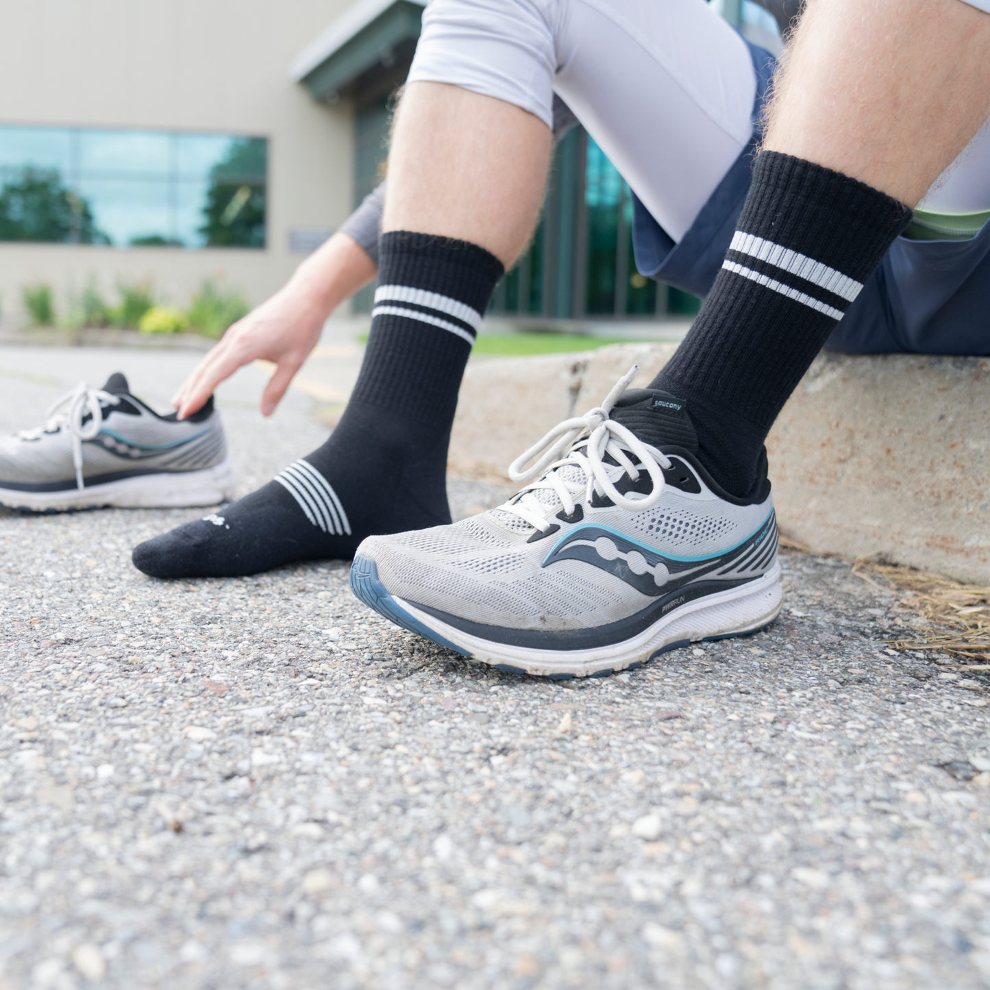 Men's Element Micro Crew Lightweight Running Socks #1118