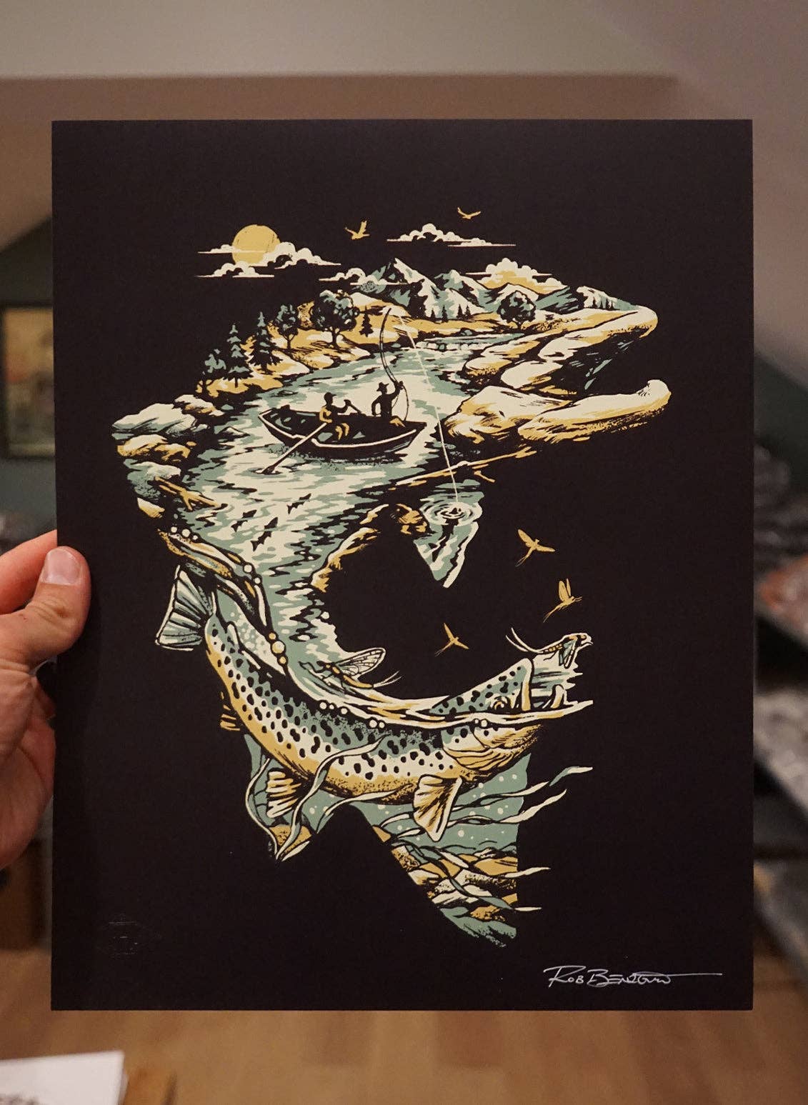 Troutscape Print