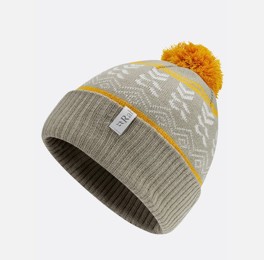 RAB O/S Khroma Bobble Beanie Stone/Sahara