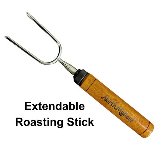 Extendable Wooden Handle Roasting Stick || Minnesota Made Gifts
