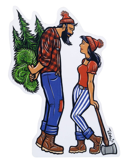 Lumberjack Bouquet Sticker