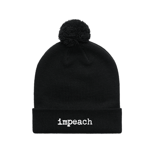 Impeach Embroidered Beanie || Minnesota Made Gifts