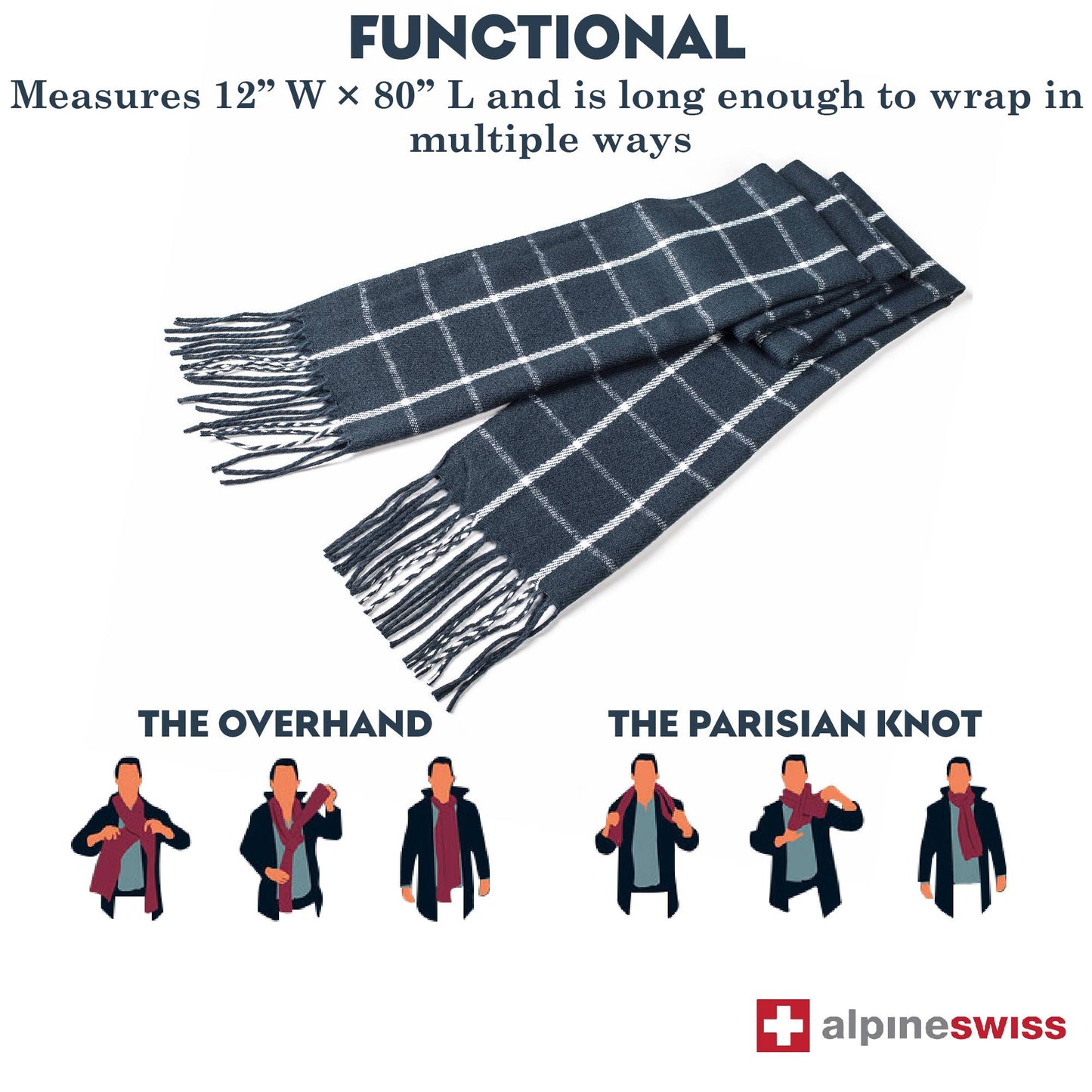 Alpine Swiss Plaid Scarves
