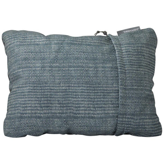 Compressible Pillow Blue Woven Sm