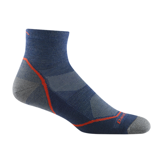 Men's Light Hiker Quarter Lightweight Hiking Socks 1991 || Minnesota Made Gifts