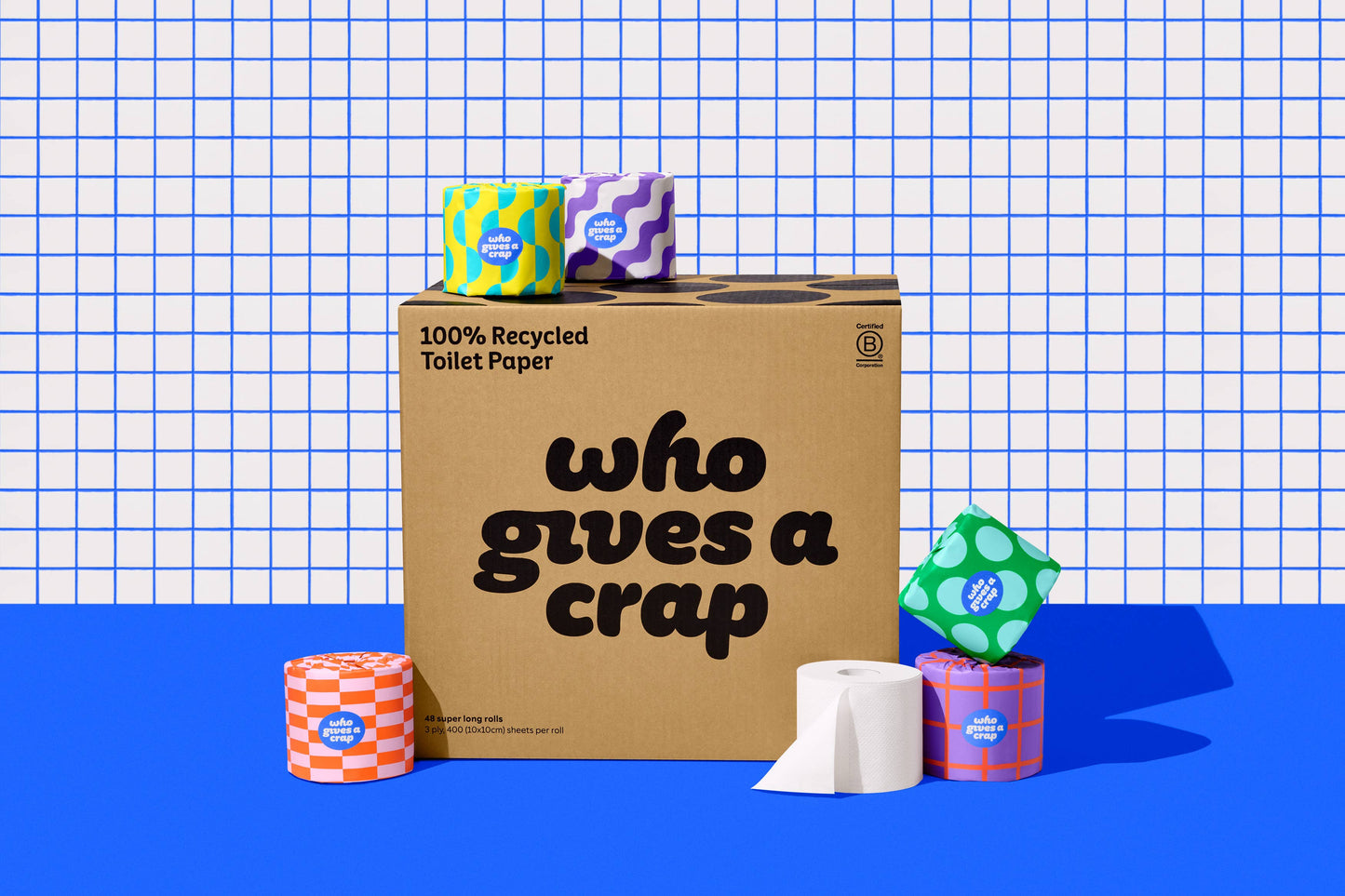 100% Recycled Toilet Paper - Single Roll || Minnesota Made Gifts