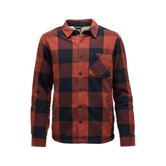 Black Diamond Men's Project Lined Flannel Iron Red-Black