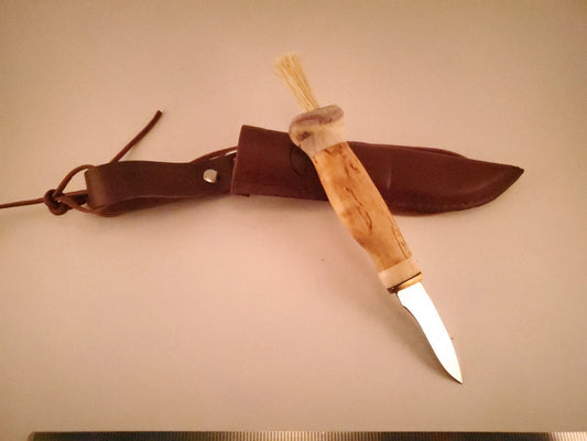 Wood Jewel Mushroom Knife