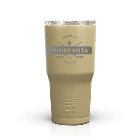 Laser Engraved Minnesota State of Hockey 20oz Tumbler