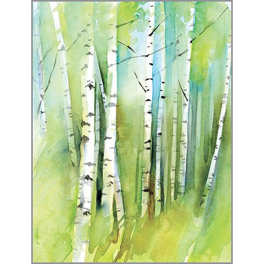 Blank Note Card || Birch Grove