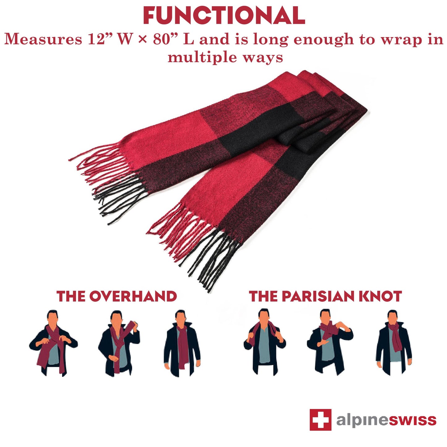 Alpine Swiss Plaid Scarves