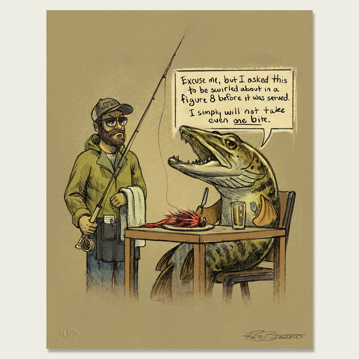 Musky Snob Print