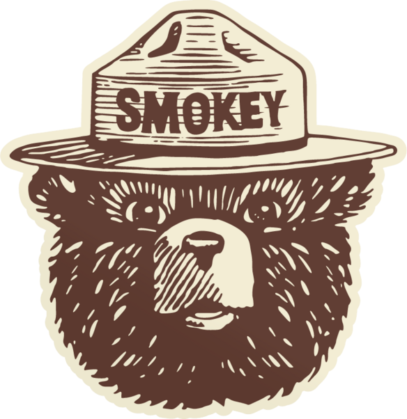 Smokey Logo Sticker