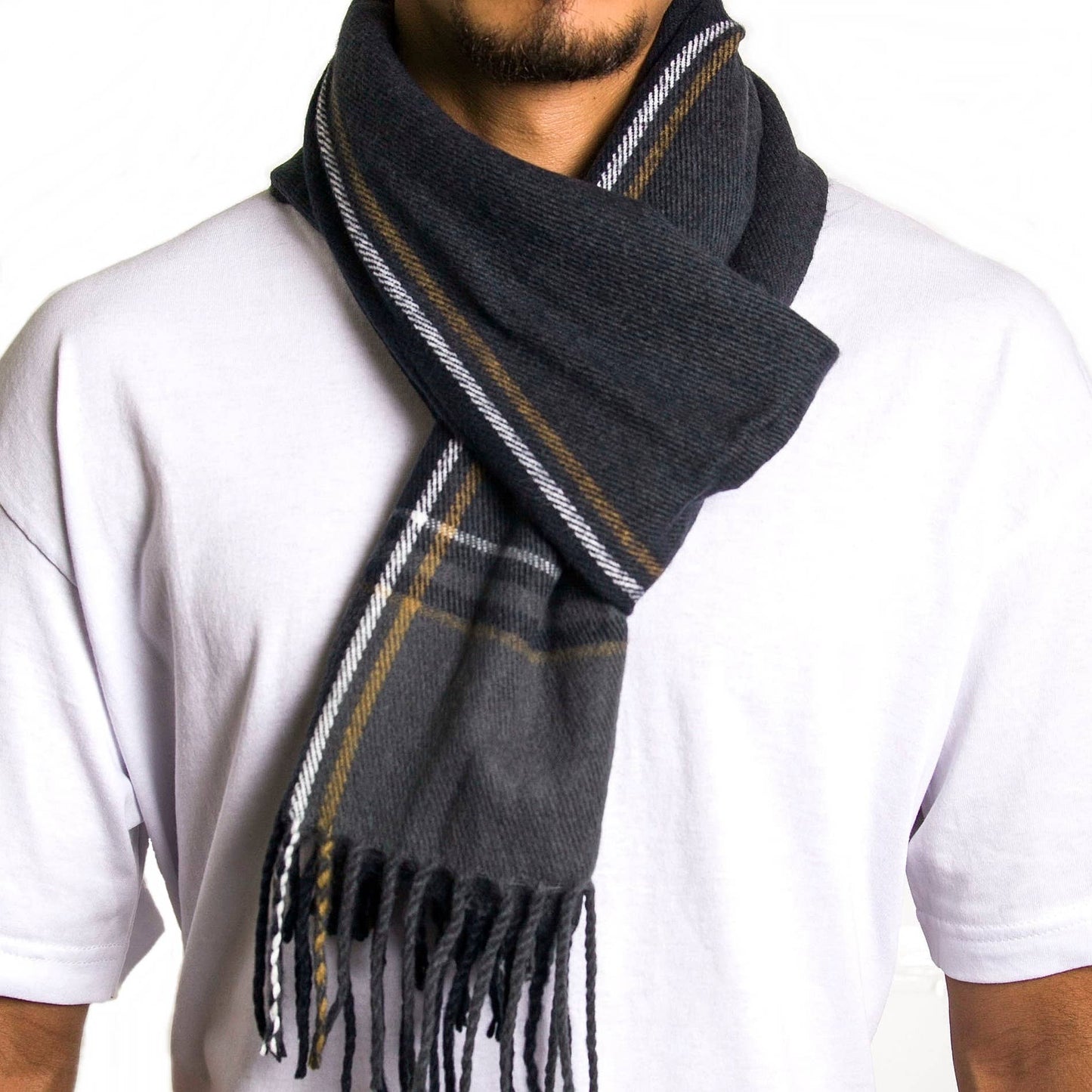 Mens Scarf Softer Than Cashmere Scarves Plaids Womens Winter