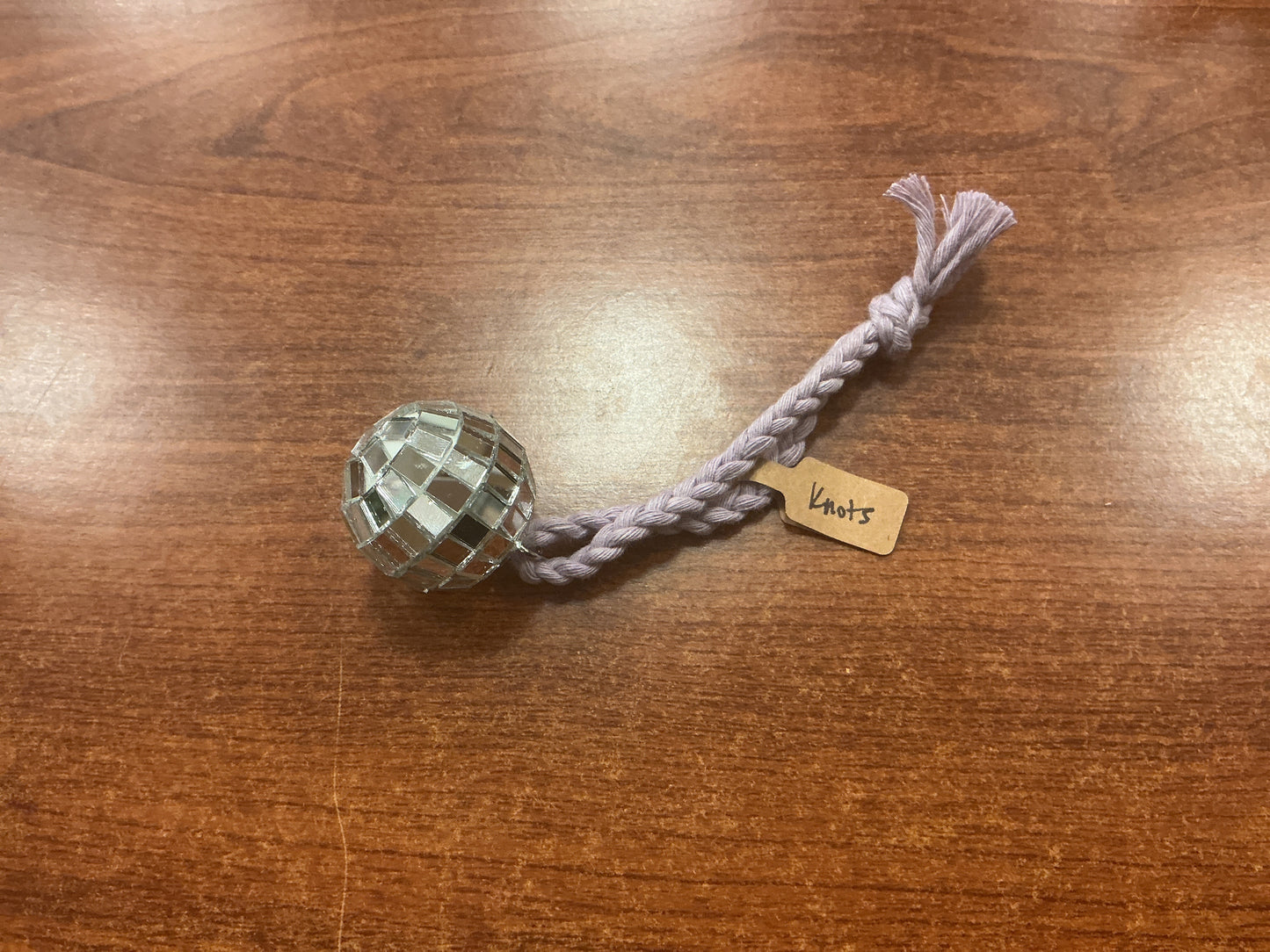 Knots disco ball small