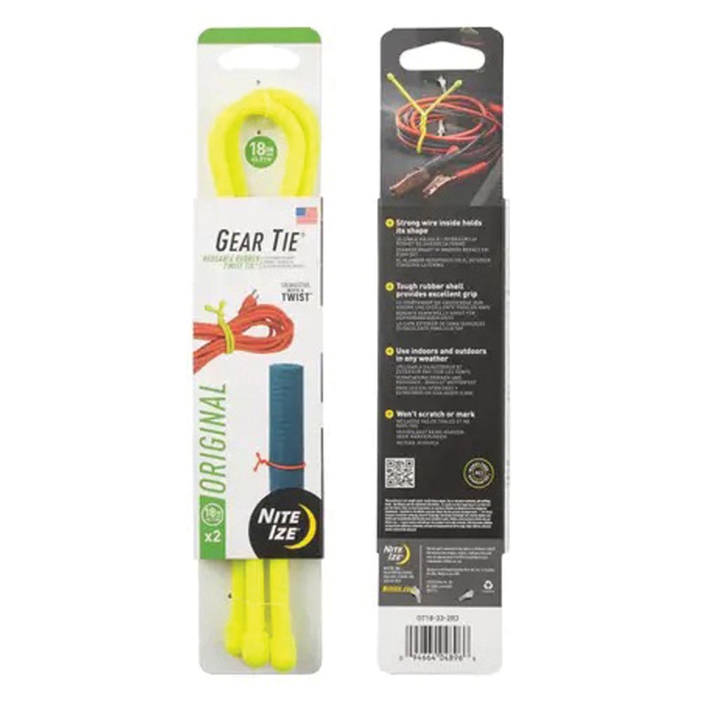 Night-Ize 18" Gear Tie 2-Pack