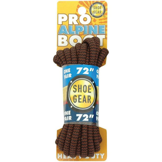 Alpine Boot Laces 72" Brn/Blk