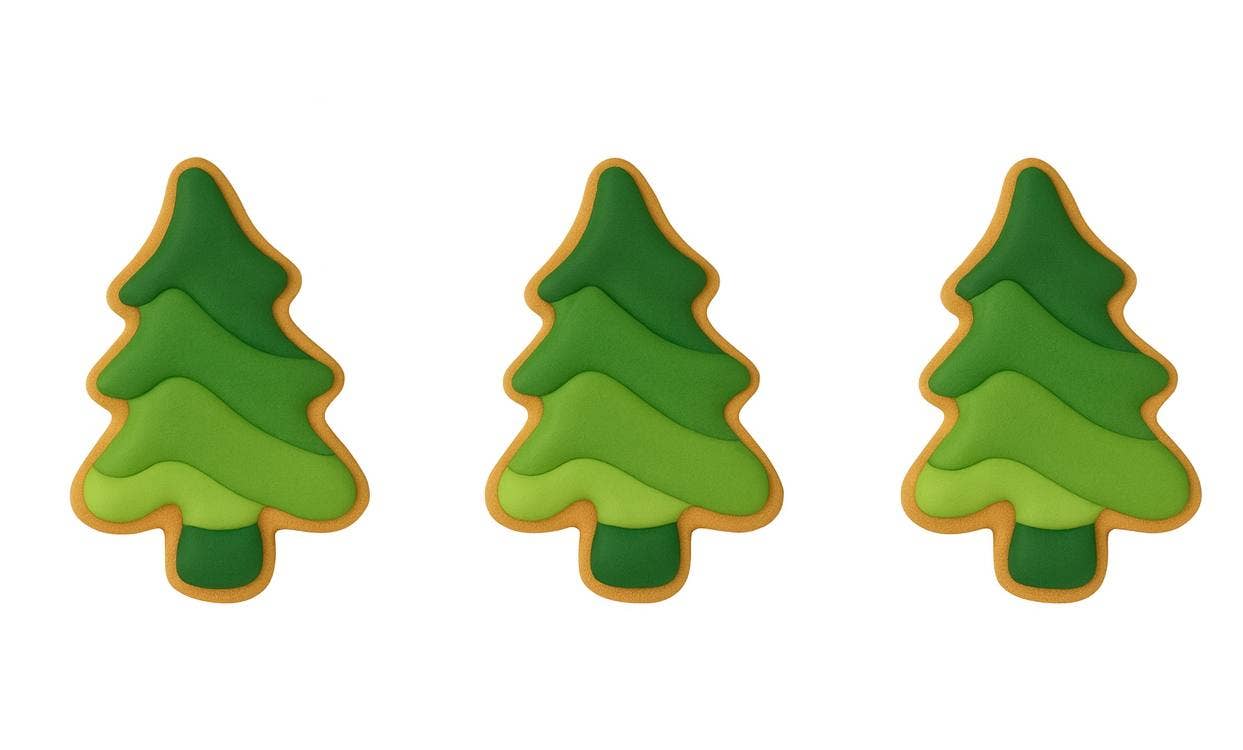 Mini Folk Tree 2 inch Cookie Cutter || Minnesota Made Gifts