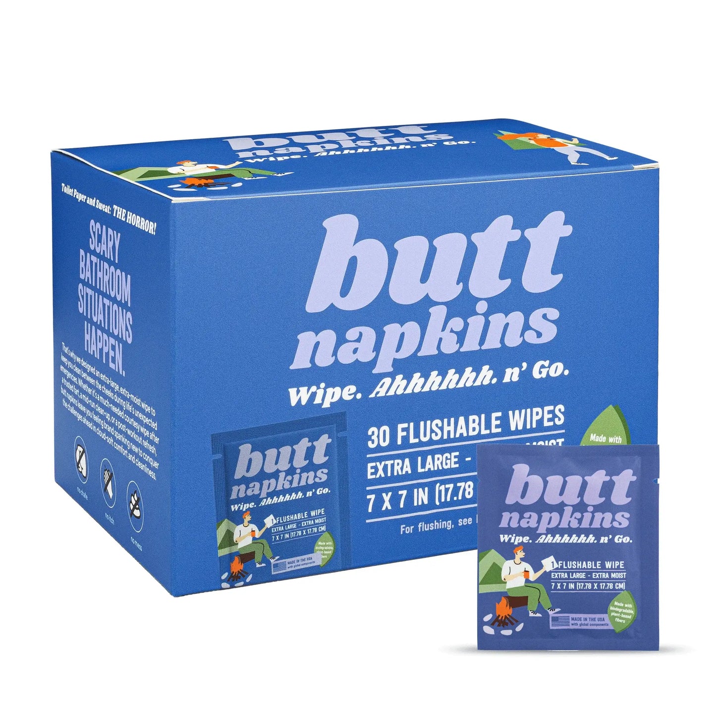 Camping Butt Napkins || Minnesota Made Gifts
