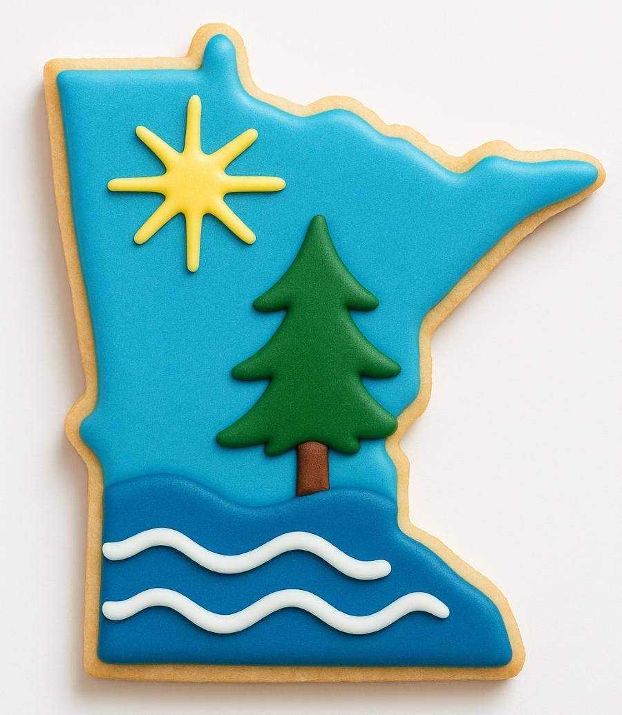 Minnesota State 3.5 inch Cookie Cutter || Minnesota Made Gifts
