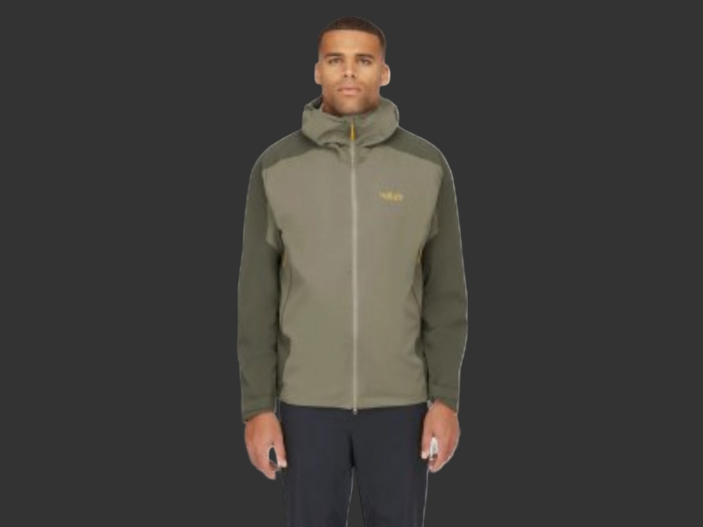 RAB M Kinetic Alpine 2.0 Jacket Army/Light Khaki