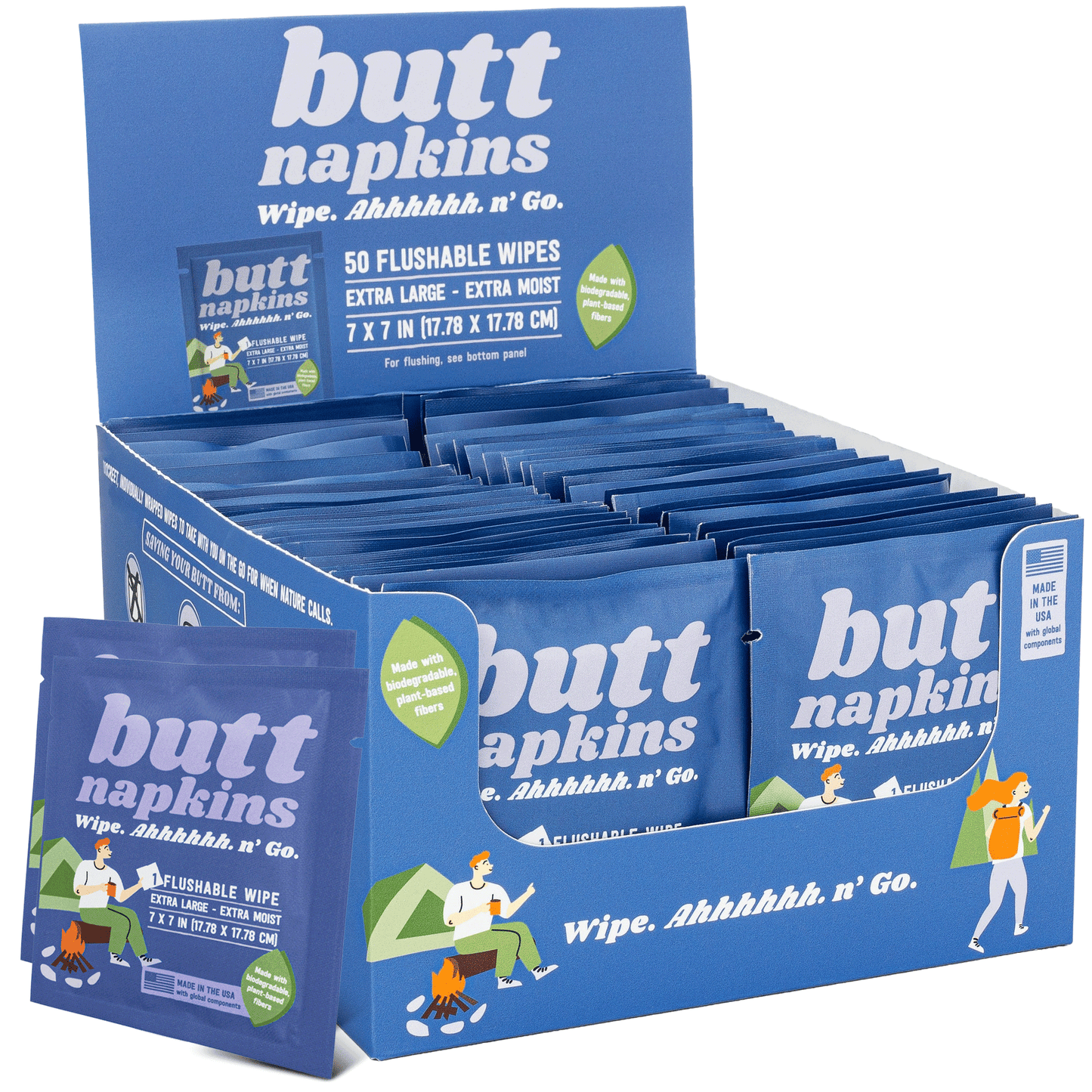 Camping Butt Napkins || Minnesota Made Gifts