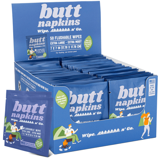 Camping Butt Napkins || Minnesota Made Gifts
