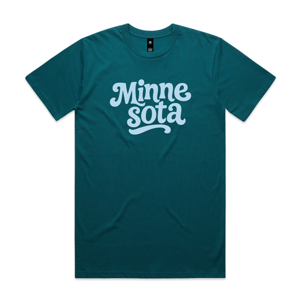 Minnesota Typography Short Sleeve Tee