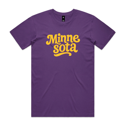 Minnesota Typography Short Sleeve Tee