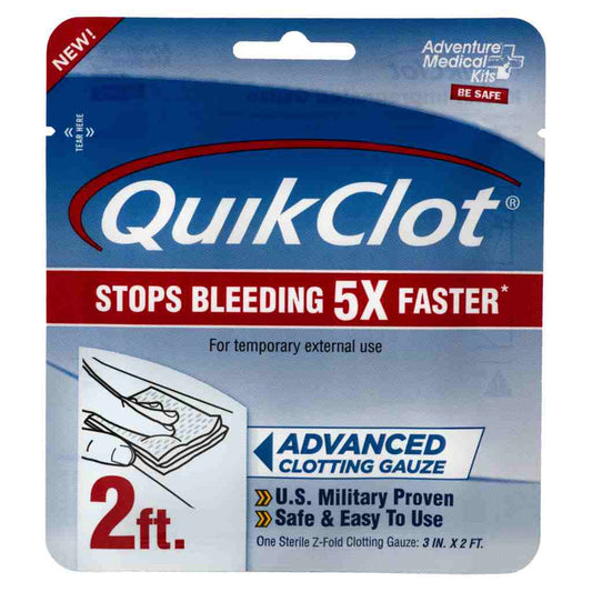 QuikClot Gauze 3"x2'