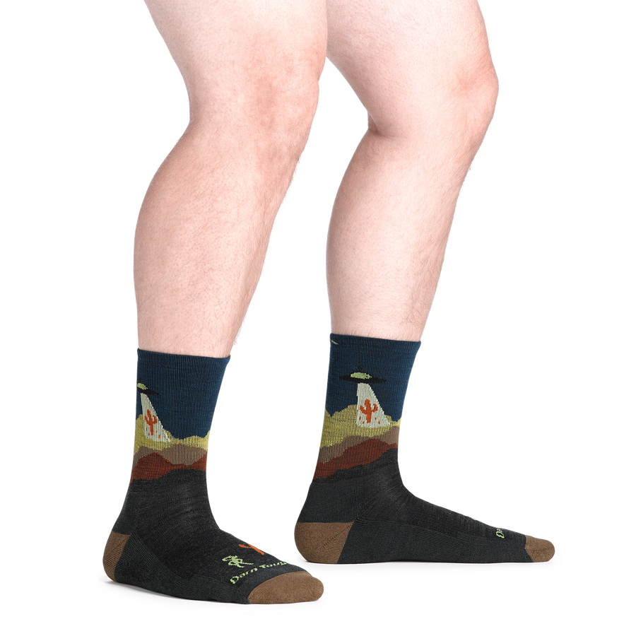Men's Spaced Out Micro Crew Lightweight Hiking Socks 5051