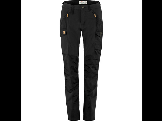FjallRaven W Nikka Trousers Curved Black 36