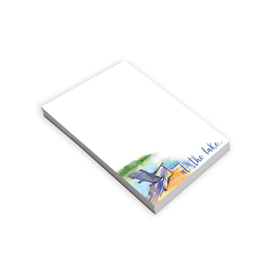 At the lake memo pad