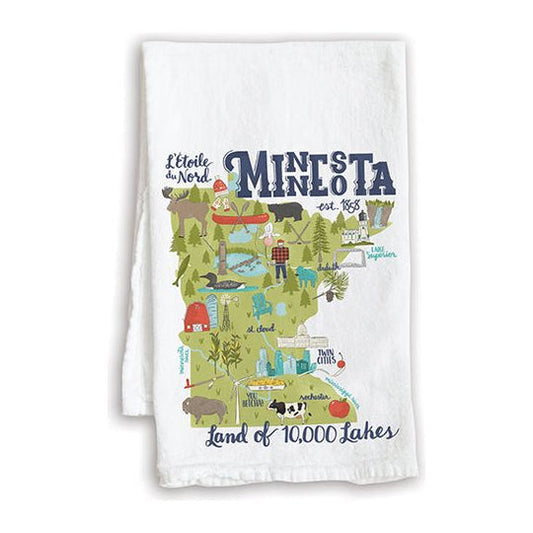 Minnesota Tea Towel || Minnesota Made Gifts