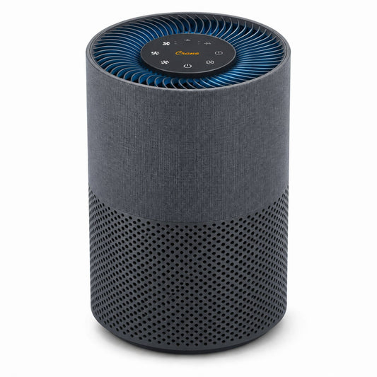 True-HEPA Tower Air Purifier, Quality Indicator, Child Lock
