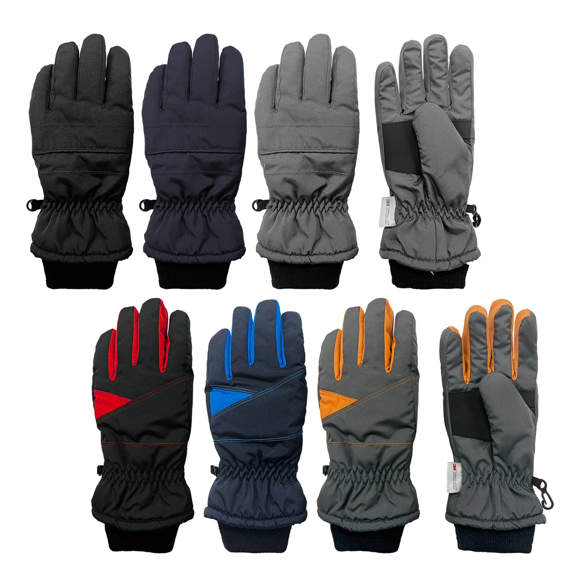 Boys Taslon Ski Glove w. Thinsulate, Assorted Colors || Minnesota Made Gifts