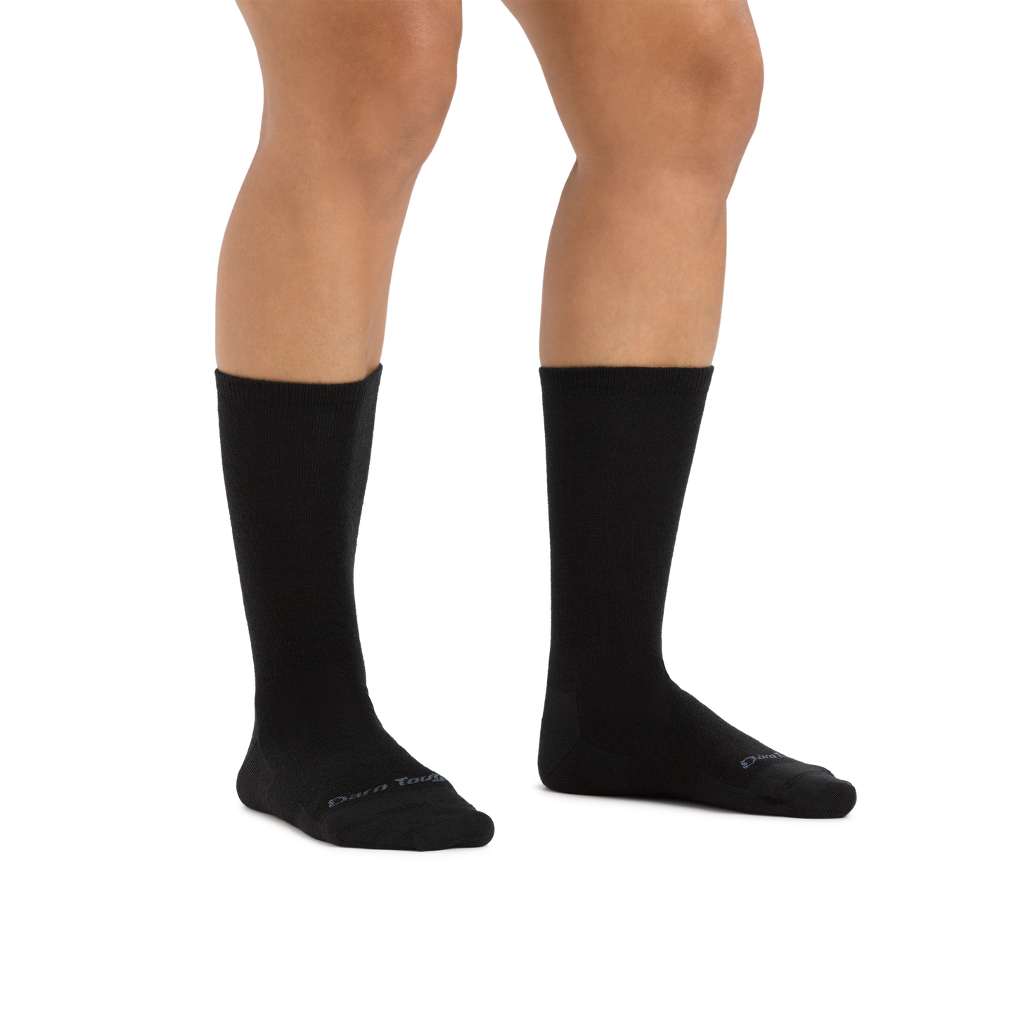 Women's Solid Basic Crew Lightweight Lifestyle Socks 6012